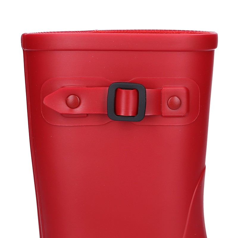Botas de agua hebilla color rojo para niña y niño - Minis Baby&Kids