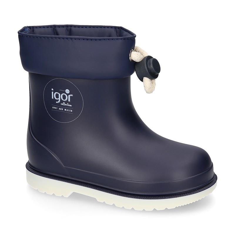 nautical rain boots