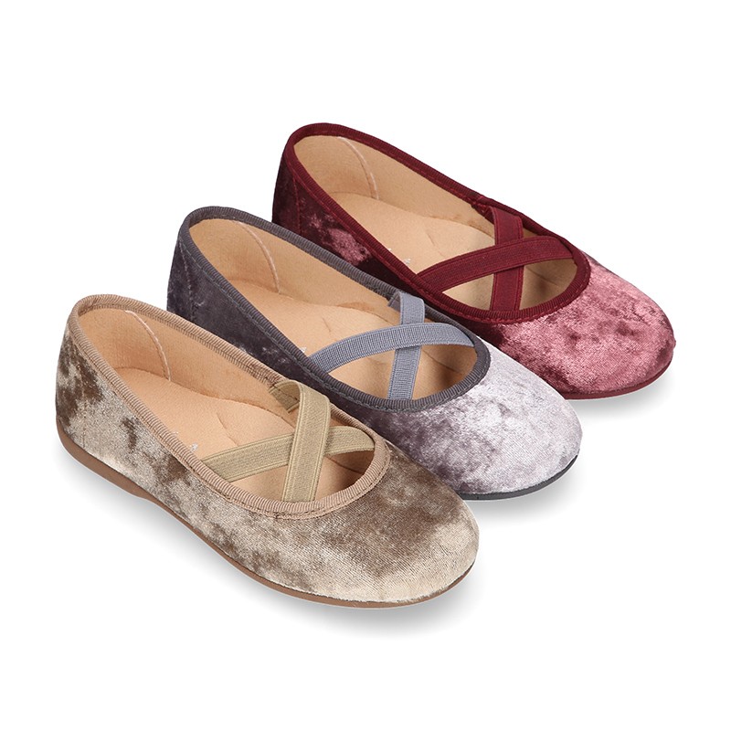 Canvas ballet outlet flats