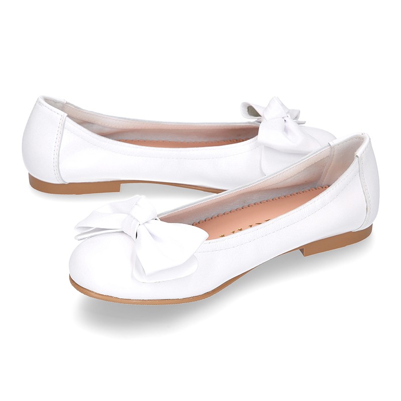Leather ballet flats Replay White size 37 EU in Leather - 17429075