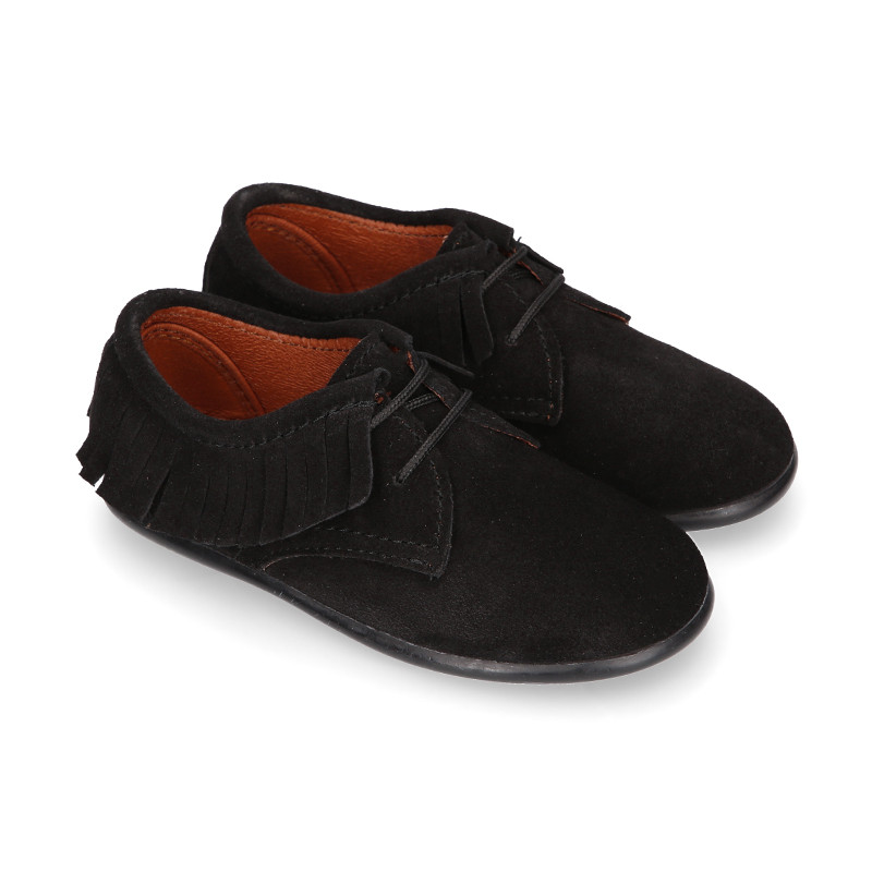 Blucher negro online niña