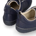 Deportiva niños colegial BAREFOOT Okaa Flex sin cordones.