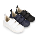 Deportiva niños colegial BAREFOOT Okaa Flex sin cordones.