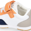 BAREFOOT TecnoBaby children's sports shoes with elastic laces.