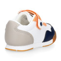 BAREFOOT TecnoBaby children's sports shoes with elastic laces.