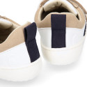 Kids BAREFOOT Sneaker shoes with elastic laces.